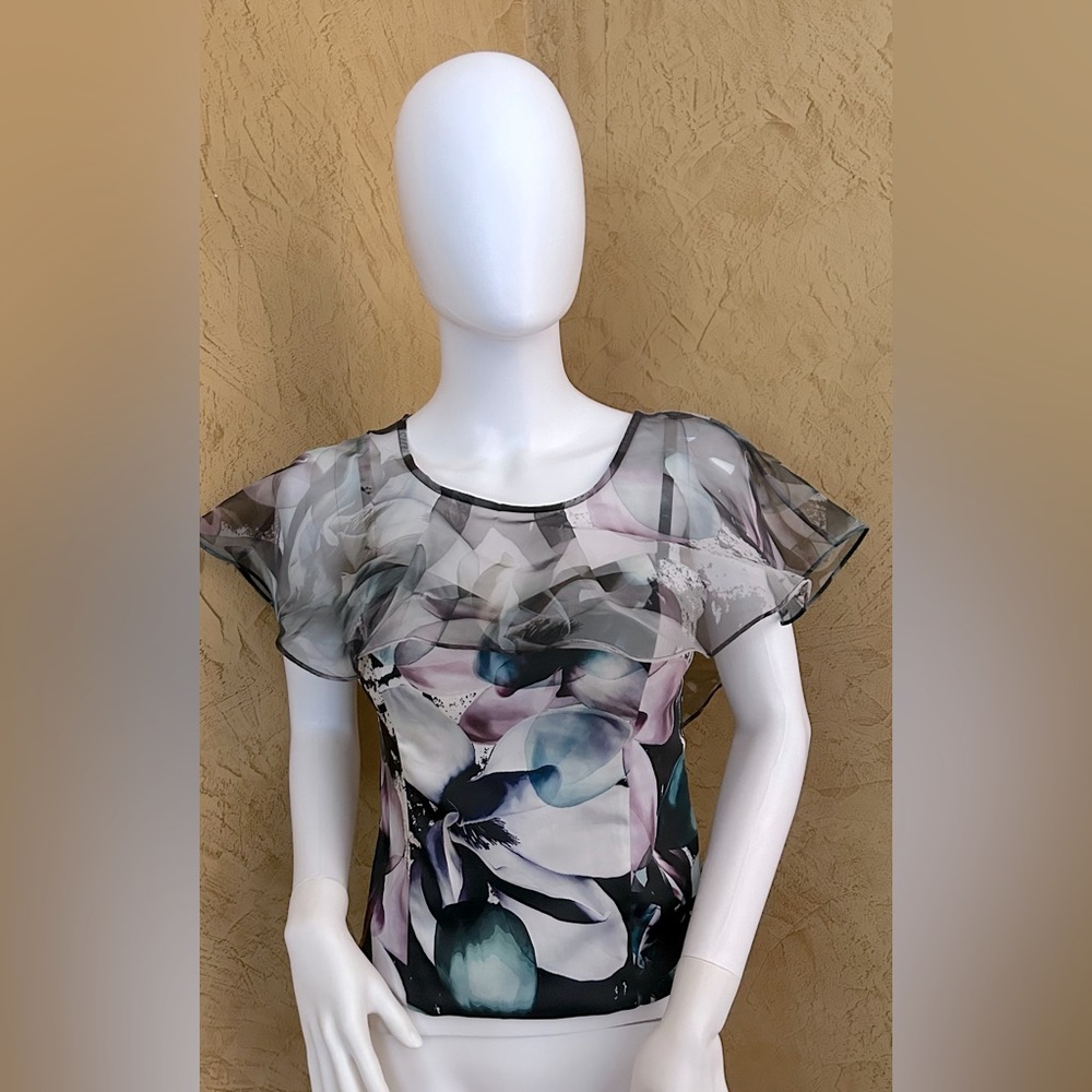 BeBe flowered corset top